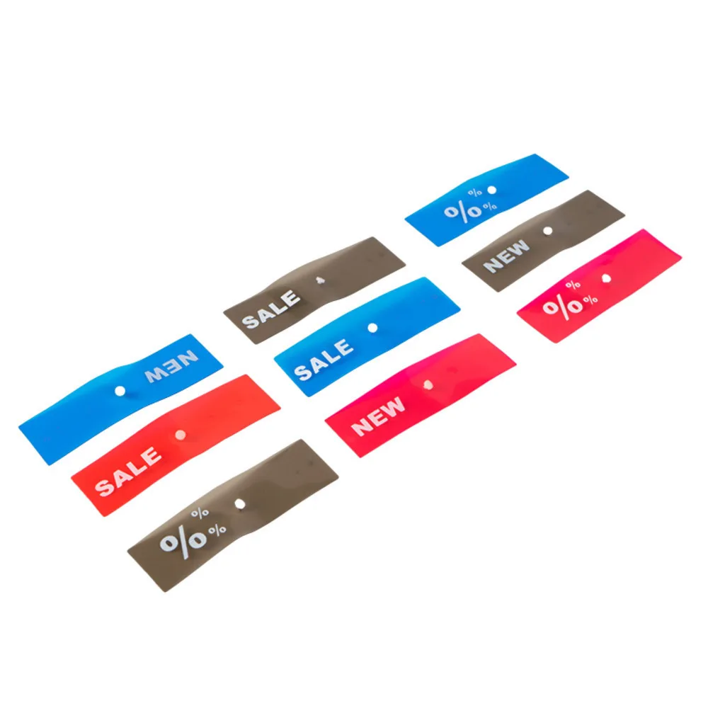 의류 사이즈 플래그 라벨-셀프 클립 온 사이즈 태그, 티셔츠 소매점용 행어 와이어 후크