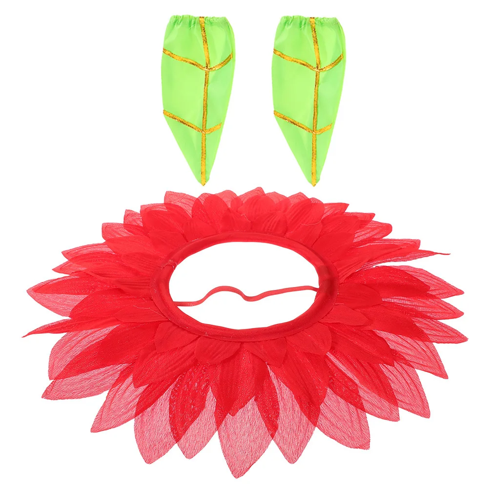 

Sunflower Headgear Flower Costume For Dance Party Halloween Stage Performance Cosplay Prop Party Decor Accessory