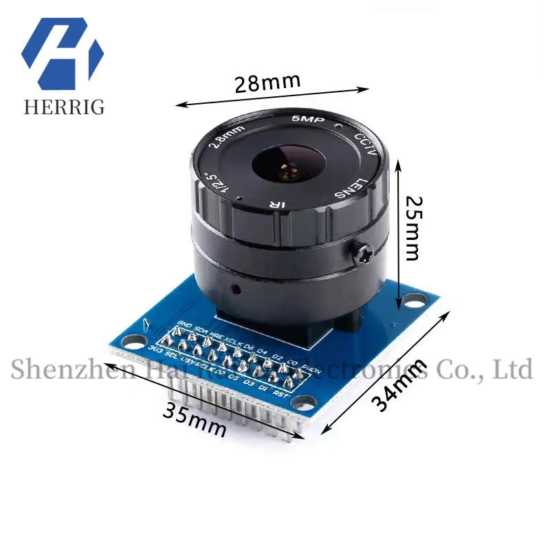 Adjustable Macro OV7670 Camera Module CMOS Image Sensor SCCB Bus CS Metal Adapter Interface