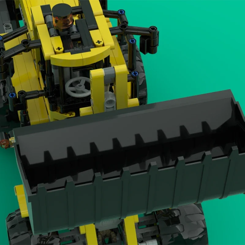 985PCS MOC 기술 8265 프론트 로더 2.0 완전 전동식 Bluetooth 빌딩 스태킹 벽돌 크리 에이 티브 장난감 선물 Diy