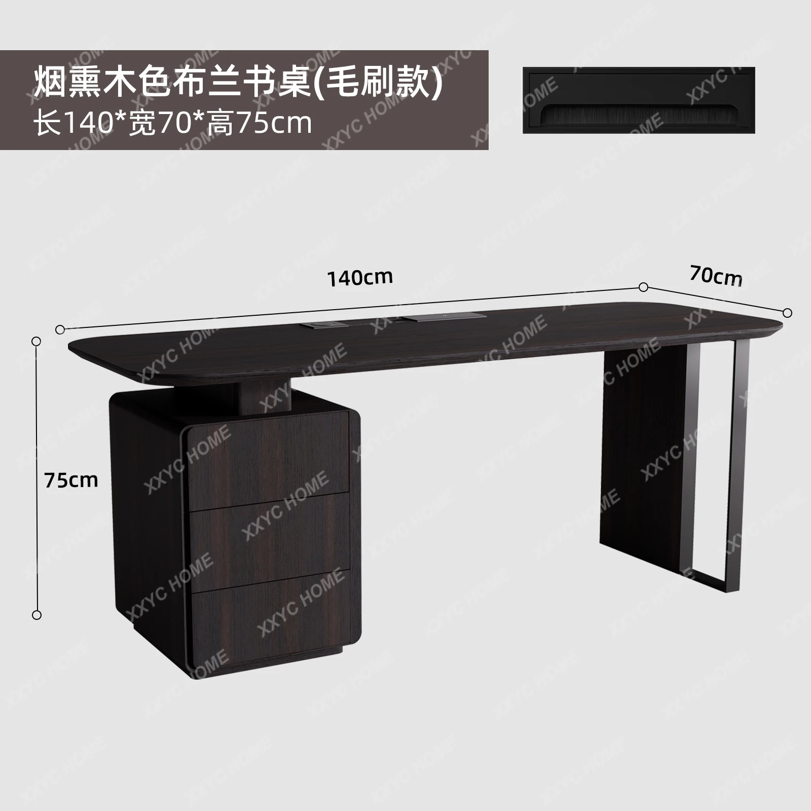 Light luxury simple modern large long desk