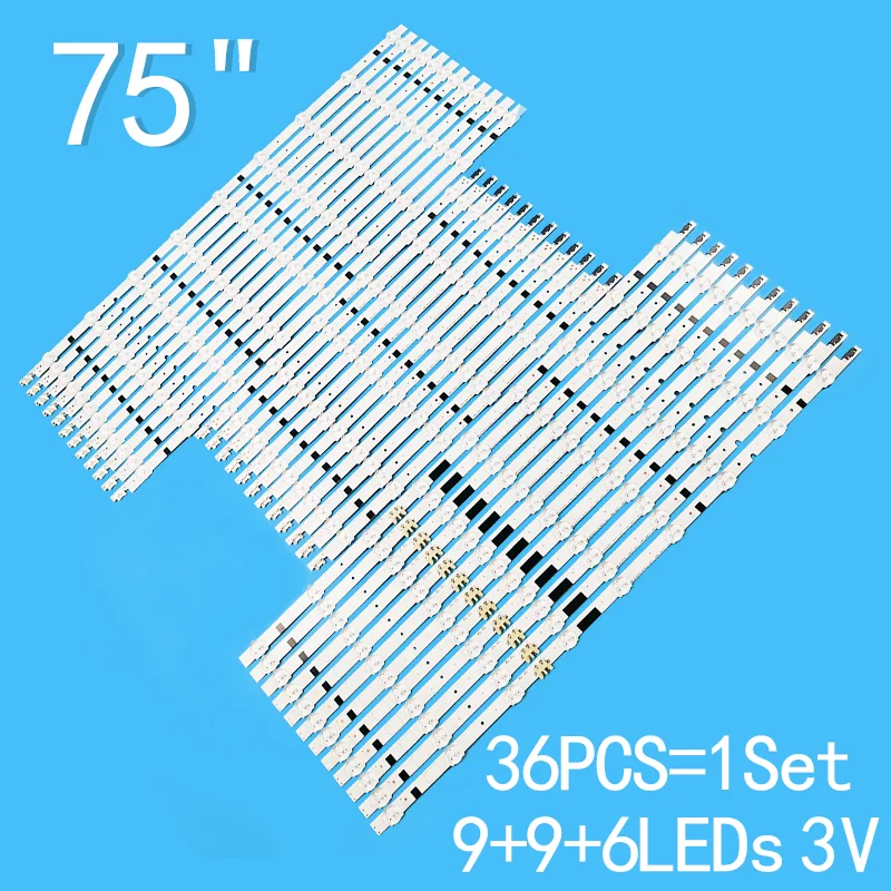 Nieuwe 36 Stks/partij Voor Samsung 75 "Lcd Tv 2013svs75f D2GE-750SCA-R3 D2GE-750SCB-R3 Un75f7100 Ue75f6400 Ue75f6300 Ue75f670 Un75f6300