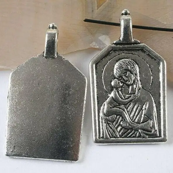 3pcs 45x25mm Alloy Charm Mother and son pendant h3562