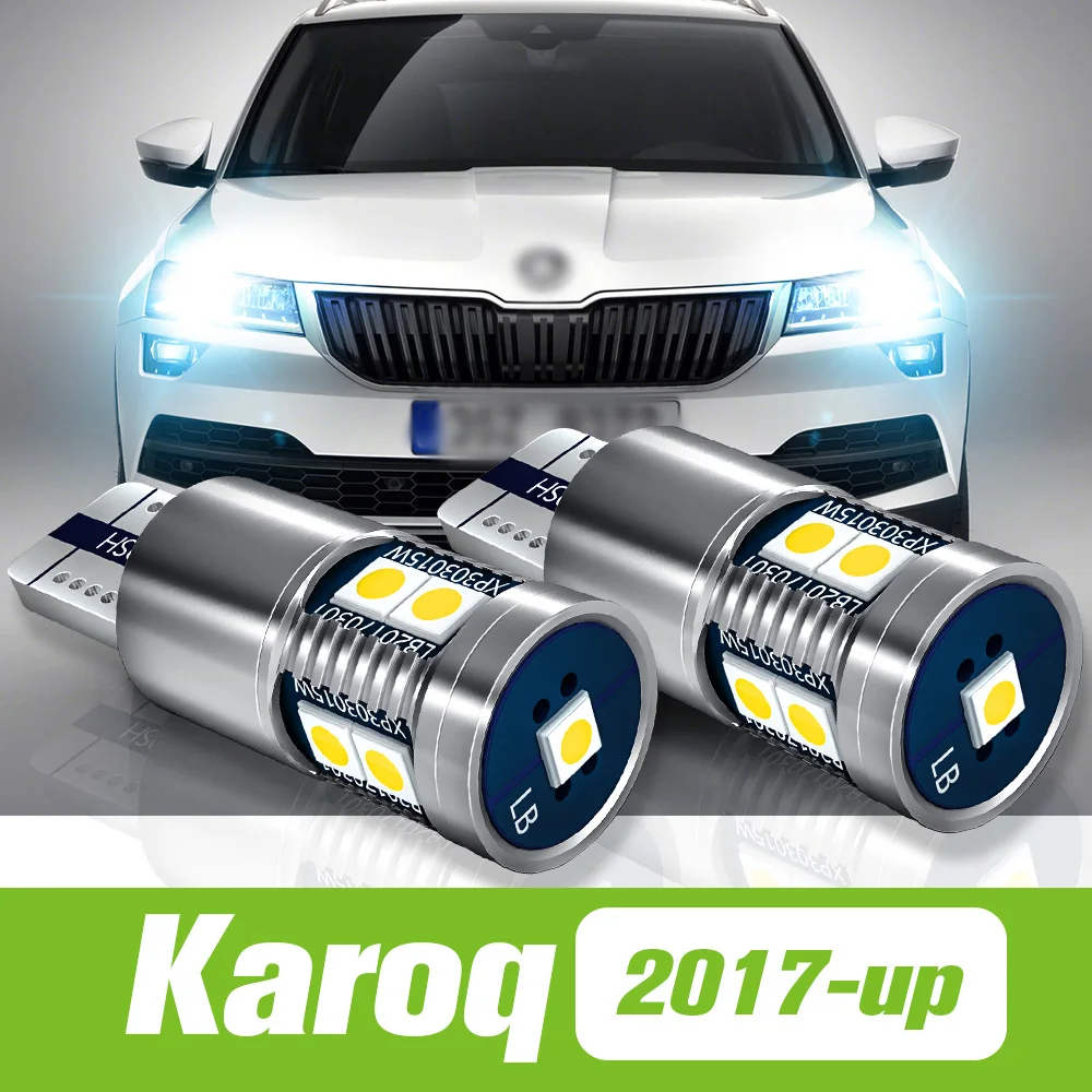 

2pcs For Skoda Karoq 2017 2018 2019 2020 LED Parking Light Clearance Lamp Accessories