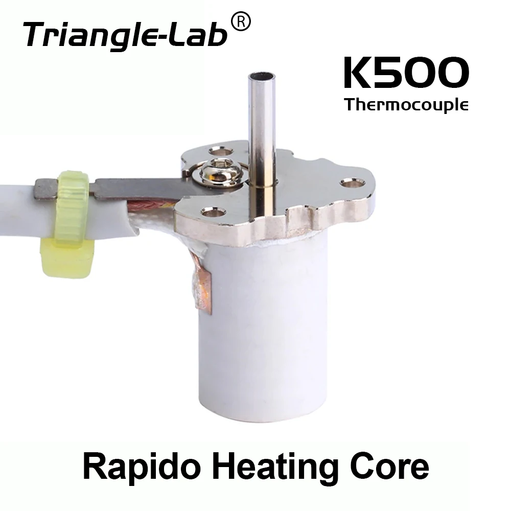 C trianglelab K500 Termoelem rapido Befűtés Csutka Beágyazott K500 Termoelem  Csereszabatos rapido hotend 3D Nyomdász