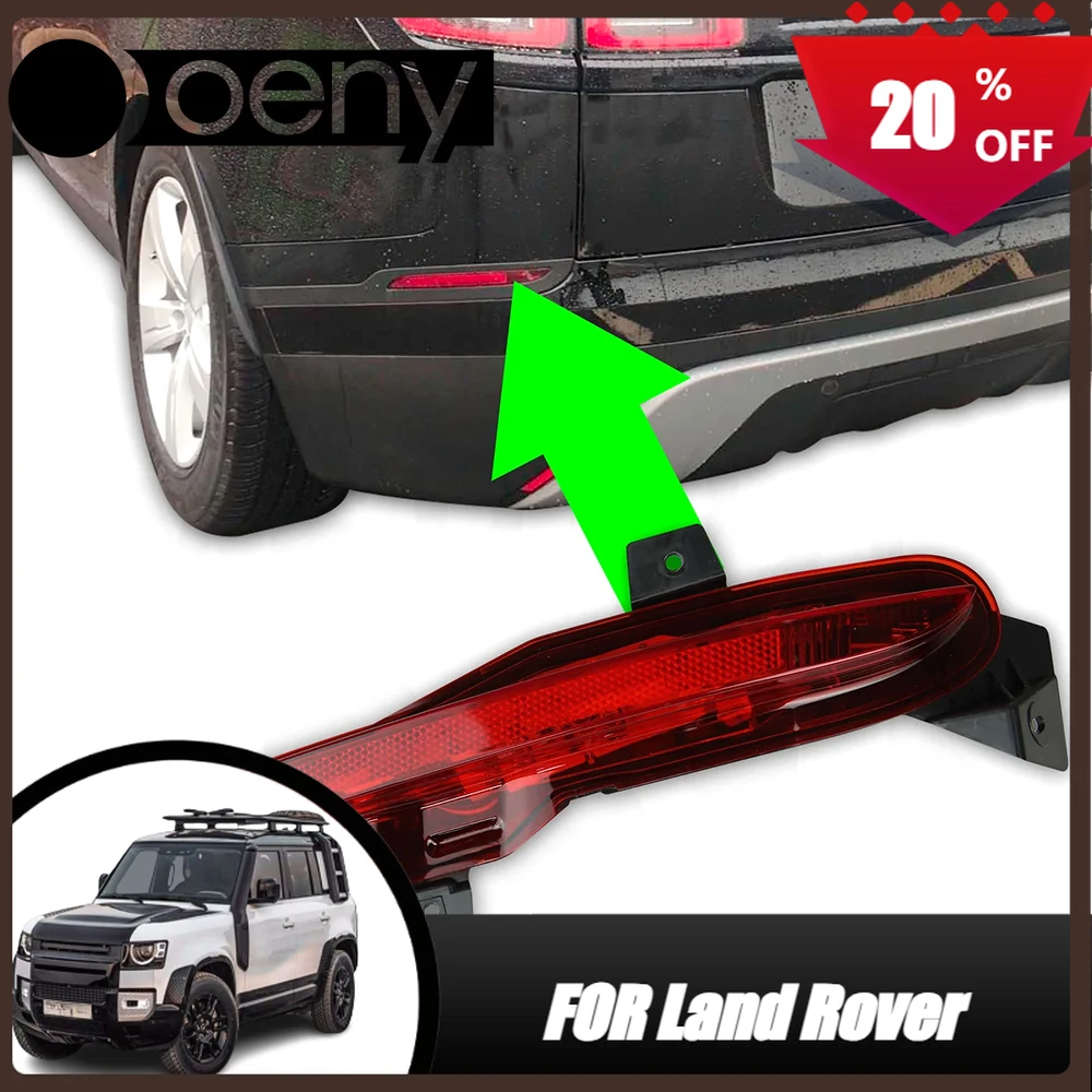 

Fit For LAND ROVER RANGE ROVER VELAR 2017-2023 Rear Bumper Fog Lamp Reflector Light OEM LR093440 LR108352 LR093439 LR108351