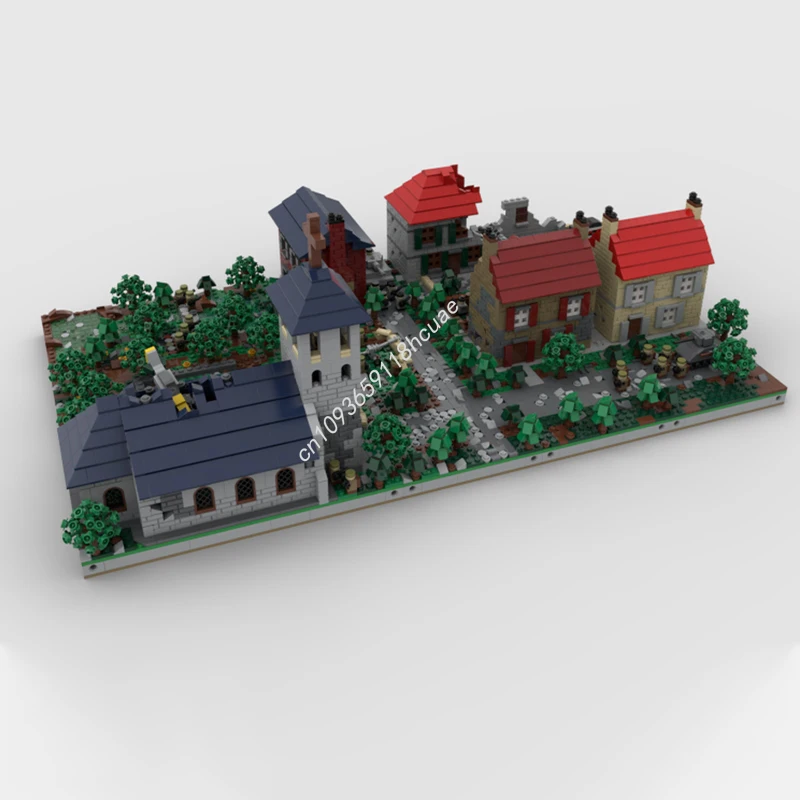 

5875 шт. MOC микромасштабная диорама ww2 nan строительные блоки декоративные ручной работы DIY идеально подходят для внутренней эстетики Рождественский подарок