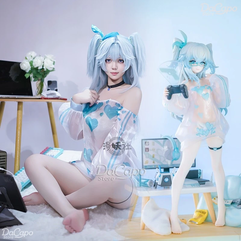 

GFL2 PA-15 Florence Косплей Frontline для девочек 2: Exilium Cudible Yam Pastry Dress Костюм Одежда Хэллоуин Прозрачный наряд