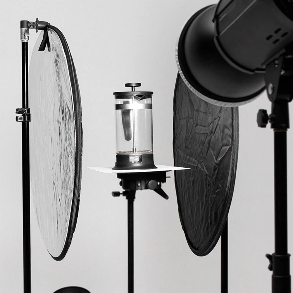 

Photography Reflector Round Foldable Nylon Portable Light Soften Studio Outdoor Multi-Disc 2-in-1 Accessory for Camera