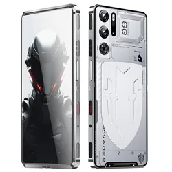 Shockproof Metal Armor Cases For Zte Red Magic 10 9s 9 Pro Plus Case Magsafe Cover For Redmagic 9 Pro Case