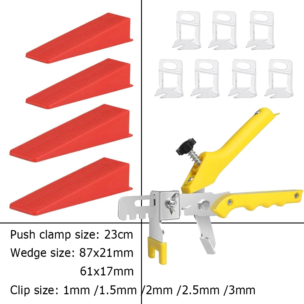 

50-200pcs Tile Leveling System Laying Level Wedges Alignment Spacers Leveler Locator Spacers Flooring Wall level 1/1.5/2/2.5/3mm