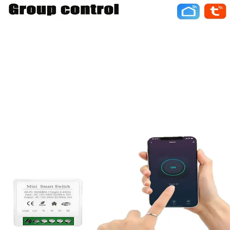 Wifi Smart Switch Remote Controller 10A/16A Wireless Switches Smart Home tuya Smart Life APP Control Via Alexa Home