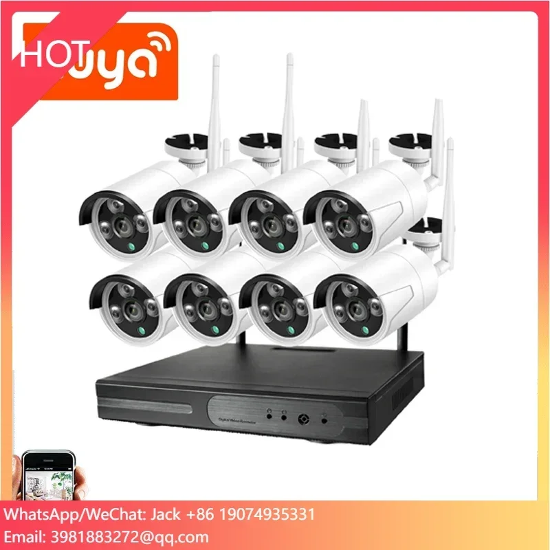 Security Set P2p 1080p Camera Wifi Wireless Nvr Camera System Kit Drop Shipping HD Night Vision 4ch 8ch 16ch Cctv Home Ce Ip