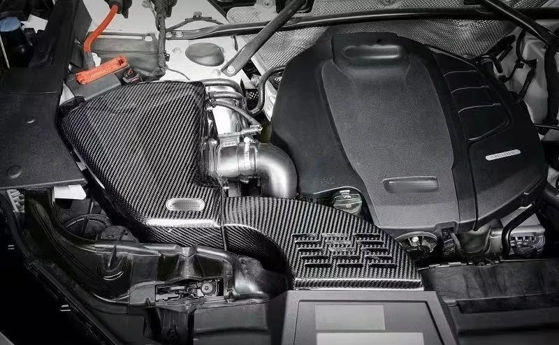 Heat-Shielded Real Dry Carbon Intake Manifold – Race-Grade Upgrade for Q5L B9 2018+ 2.0T​