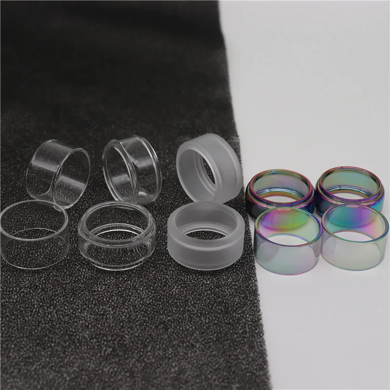 2PCS FATUBE Replacement Rainbow / Cear Bubble Straight Glass TUBE for OFRF Gear RTA 24mm 2ml / 3.5ml