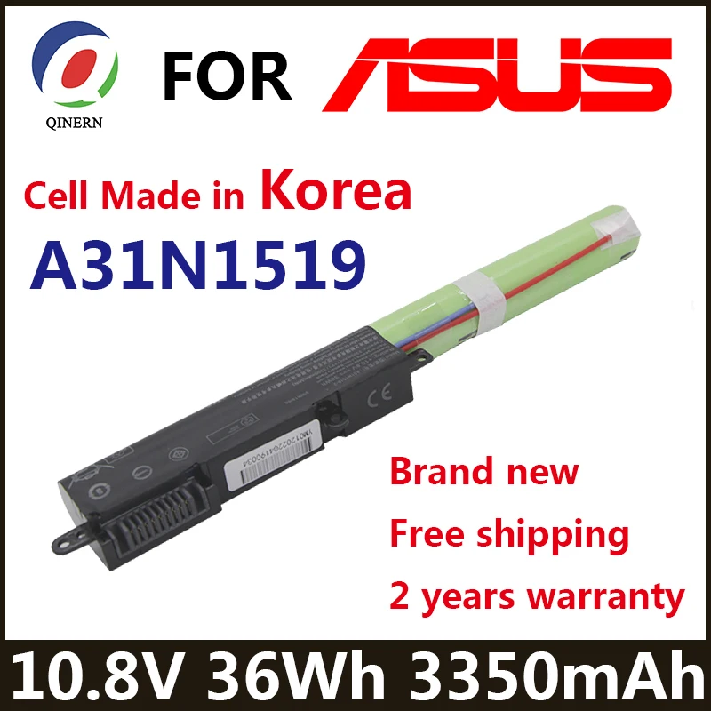 A31N1519 36Wh 3350MAH Laptop Battery For ASUS X540 X540L X540LA X540LJ X540S X540SA X540SC X540YA A540 A540LA F540SC R540SA