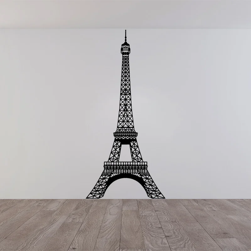 Wieża eiffla naklejka winylowa francuski wystrój wnętrz paryż dekoracja Tour Eiffel naklejka wystrój salonu A751