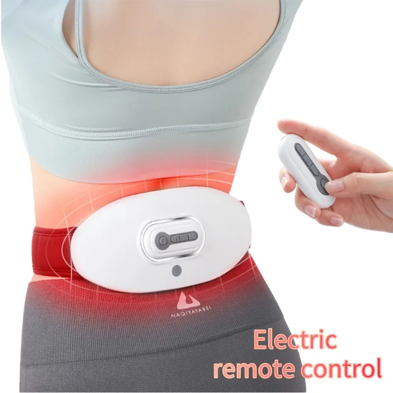 Compress Waist Massager Tens Ems Infrared Heating Relieves Lumbar Muscle Strain Wireless Remote Massage Home Relaxation Tool Hot