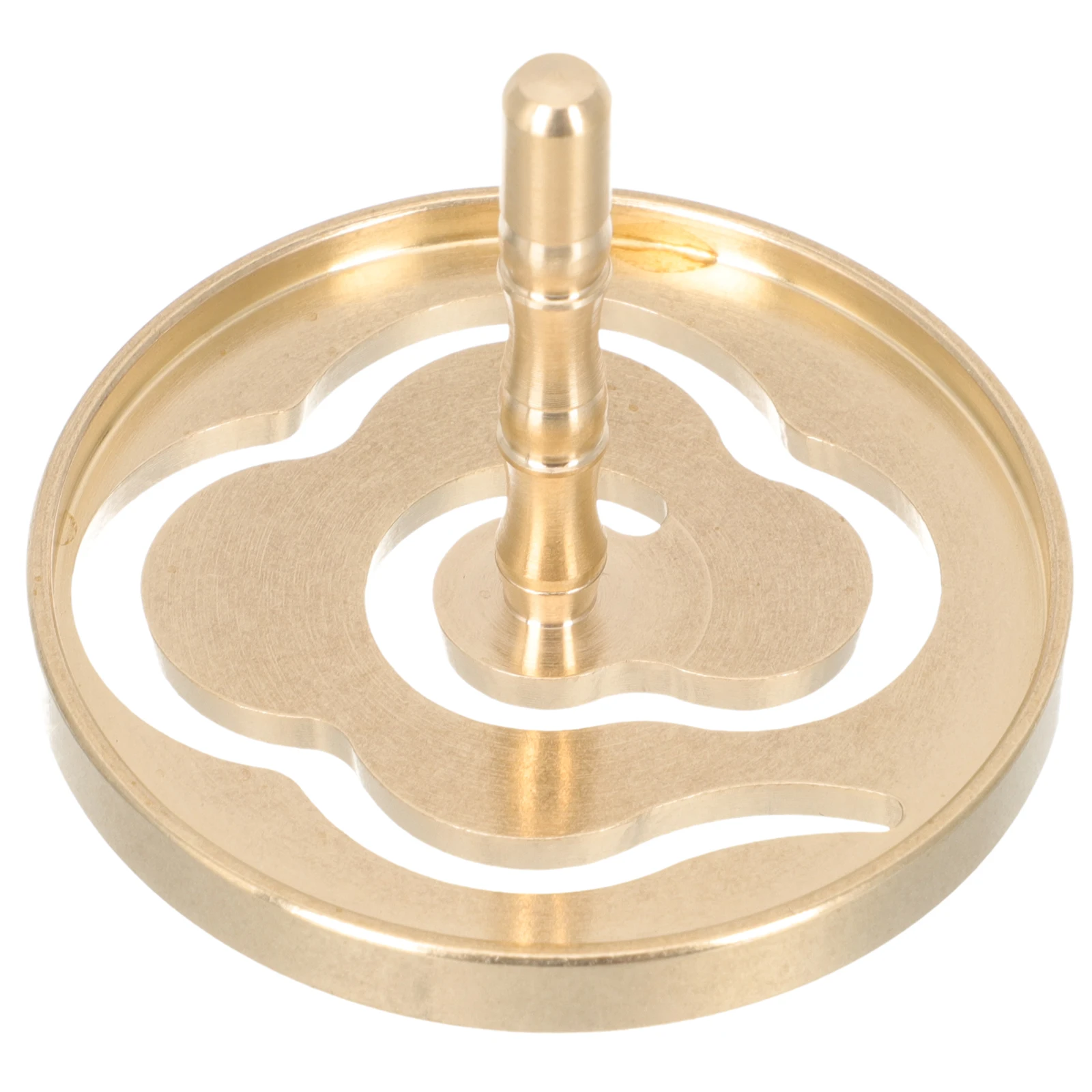 

Brass Incense Press Mold Ash Seal Tool Household Diy Fragrance Stove Auspicious Cloud Pattern Tea Room Home Decor Supply