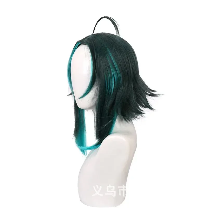 qwerrtyuio. 123456   Оригинальный ночной вилка God Protection Cos, специальный двухцветный короткий парик с защитой от скручивания, косплейasdffghjk 987764