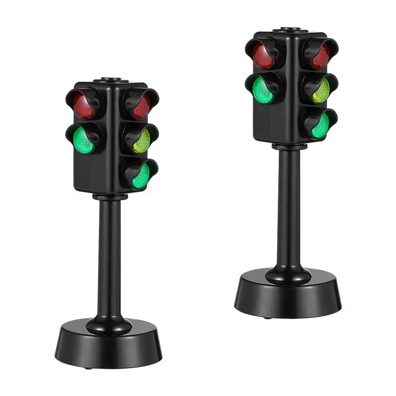 traffic light toy com suporte para criancas sinais de estrada decoracoes de mesa fontes de festa modelo lampada de parada pcs 01