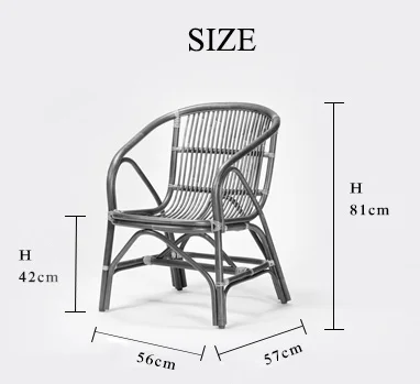 19A Garden And Dinning Leisure Style PE Iron Wire Metal Wicker Chairs Rattan Bar Stool