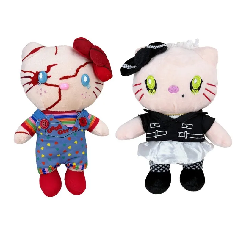 

Хэллоуин Sanrio Kitty Hello Kitty креативная плюшевая игрушка жуткая невеста забавная мягкая кукла детские куклы Kawaii праздничные подарки 23 см