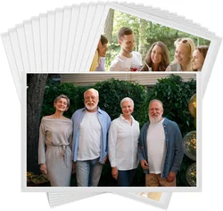 Magnetic Picture Frames for Refrigerator, White, Holds 4x6 inches photo, 14 pack, premium magnetic photo frame
