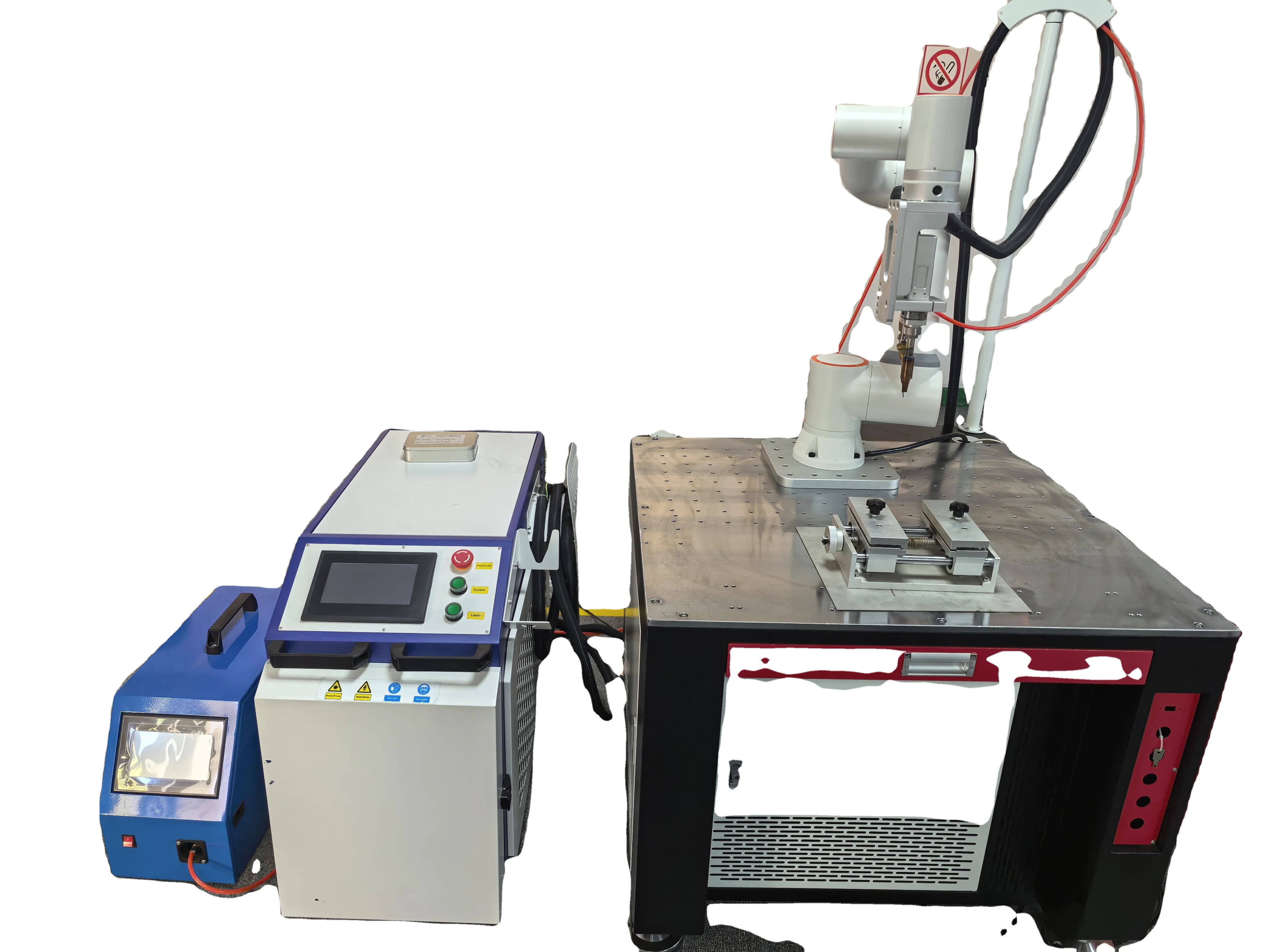 Cooperative Robotic Handheld Four in One  Fiber Welding Cutting Cleaning  Machine With Wire Feeder 932mm 1.5Kw 2Kw 3kw