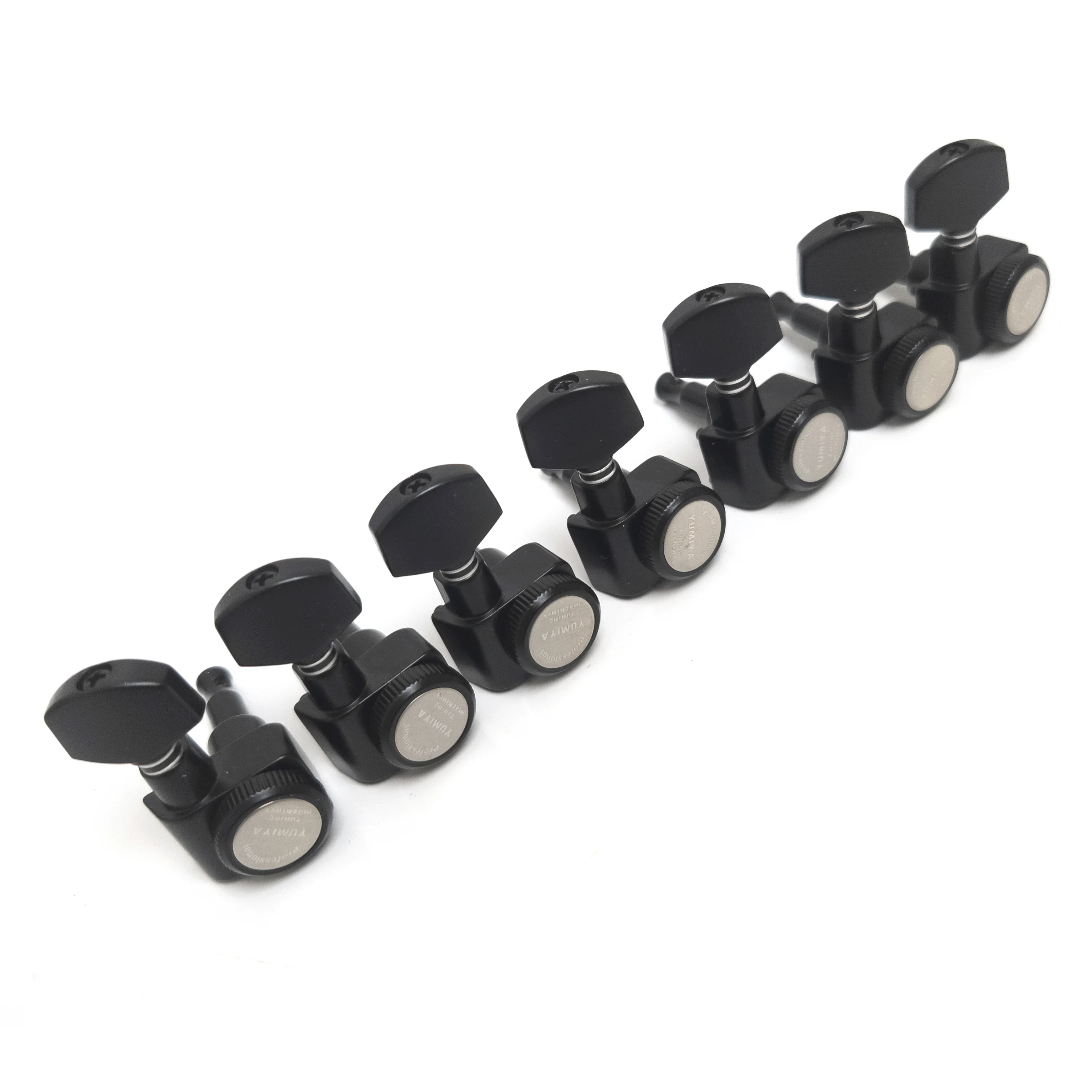 จูนเนอร์ล็อคกีตาร์ 7R Lock String Tuning Pegs หัวเครื่องสําหรับกีตาร์ไฟฟ้ามีให้เลือก Chrome และ Matte Black