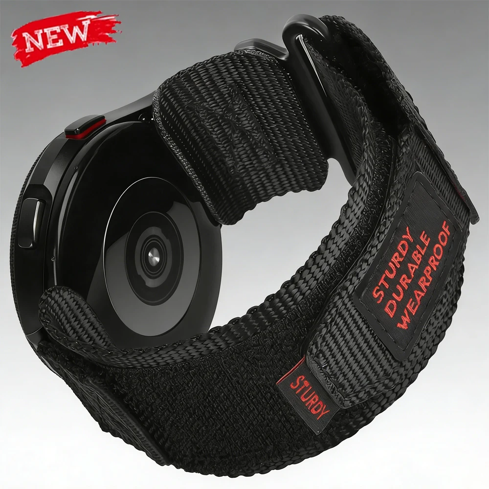 22mm 20mm Tarnmuster-Nylonarmband für Samsung Galaxy Watch 7 6 5 4 40/44mm 6 Classic 43 47mm Band für Huawei Watch GT5 4Pro Armband