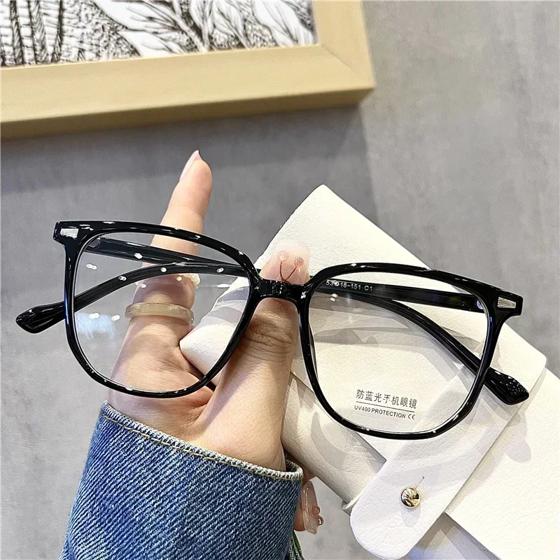 Afgewerkte dames bijziendheid bril retro anti blauw licht blokkeren dichtbij zicht brillen optisch recept kort zicht brillen
