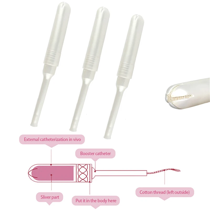 20 Pcs Vaginal Detox Tampons Yoni Pearl Applicator Tube High Quality Medical Plastics Viginal Cleaning Tampons Booster for Women