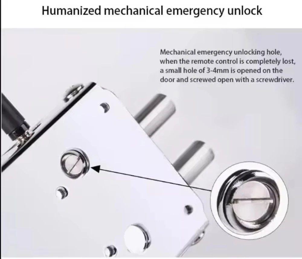 TTlock Tuya Wifi Fernbedienung Schloss smart Türschloss Drahtlose Bluetooth Smart Lock Unsichtbare Riegel Versteckte Keyless Lock