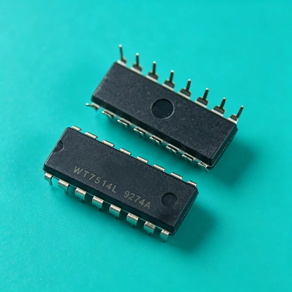 2pcs/lot WT7514L WT7514 DIP-16 original authentic In Stock