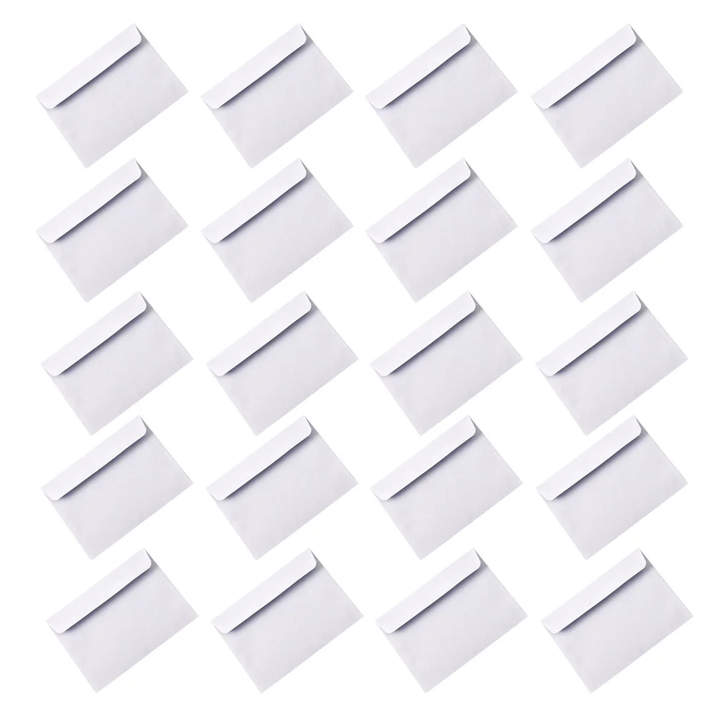 100 قطعة من المظاريف البيضاء ذاتية الغلق، رسالة أعمال سرية عالية الأمان مثالية للمكتب ووثائق السفر #1