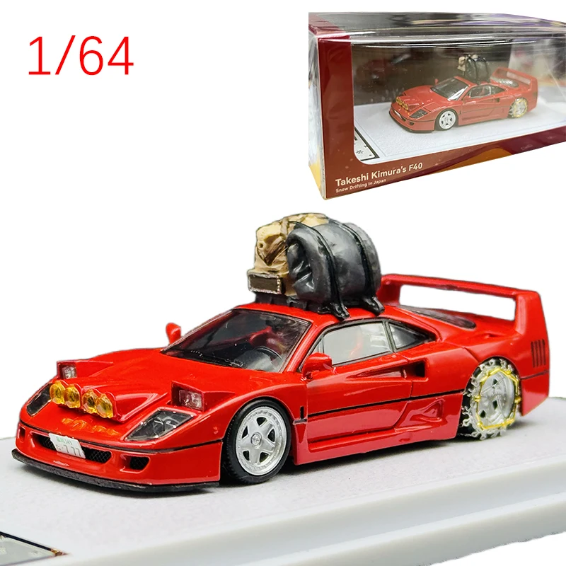 Diecast 1/64 Scale Findclassically Model Car Ferrari F40 Alloy Car Model Ferrari F40 Play Vehicles Toys for Boys Original Box