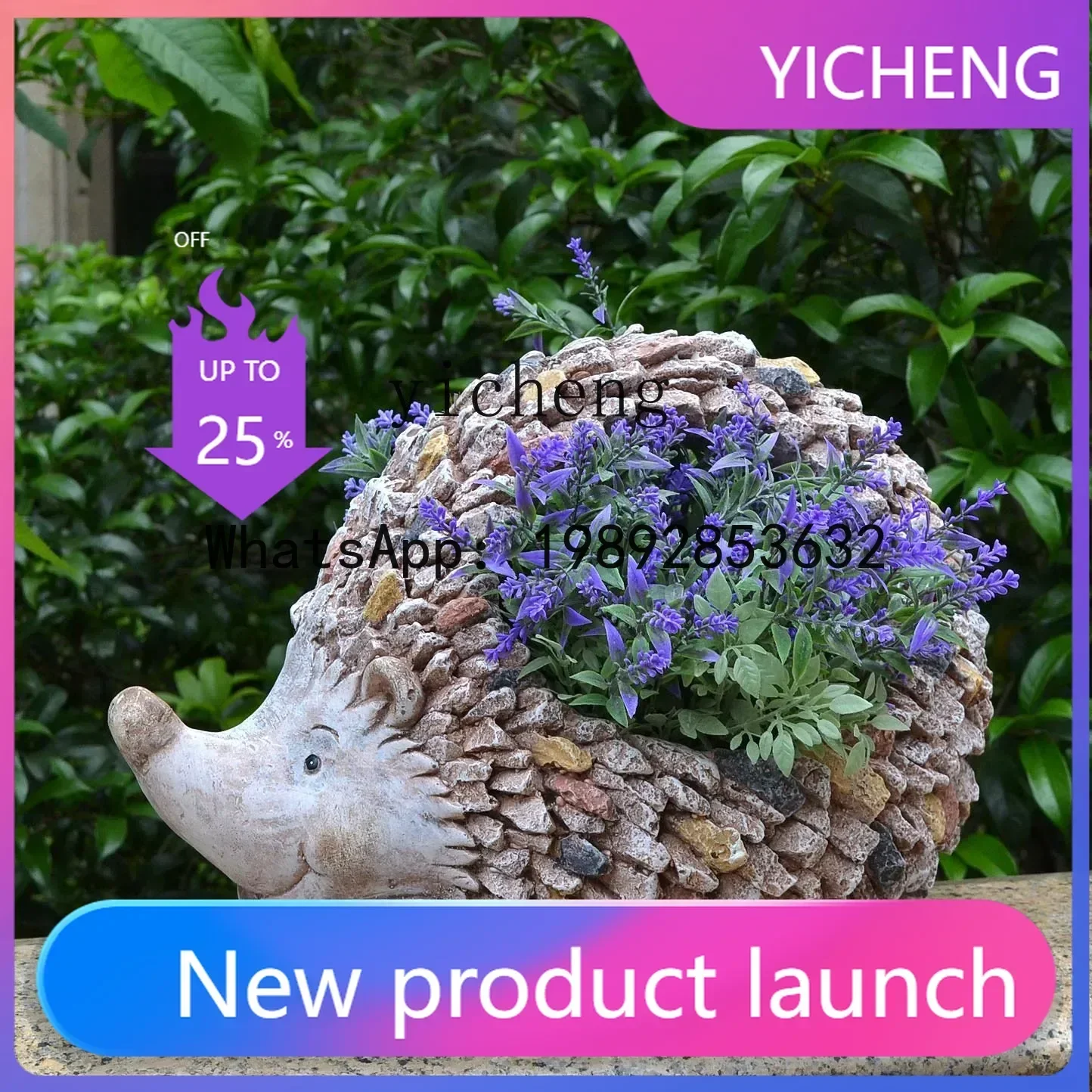 b206  Outdoor Garden Butterfly Animal Flower Pot Decoration Layout Courtyard Kindergarten Lawn Decoration