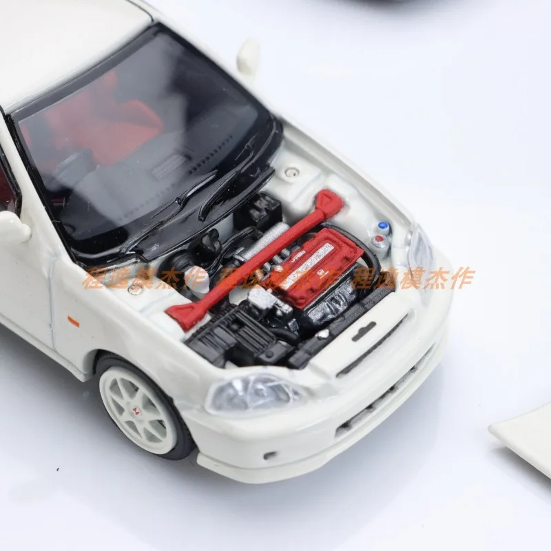 MH 1/64 NSX FL5 EK9 APAxpo Legering Motorvoertuig Speelgoed spuitgieten Metalen Model Collectie Jongen Kerstcadeaus