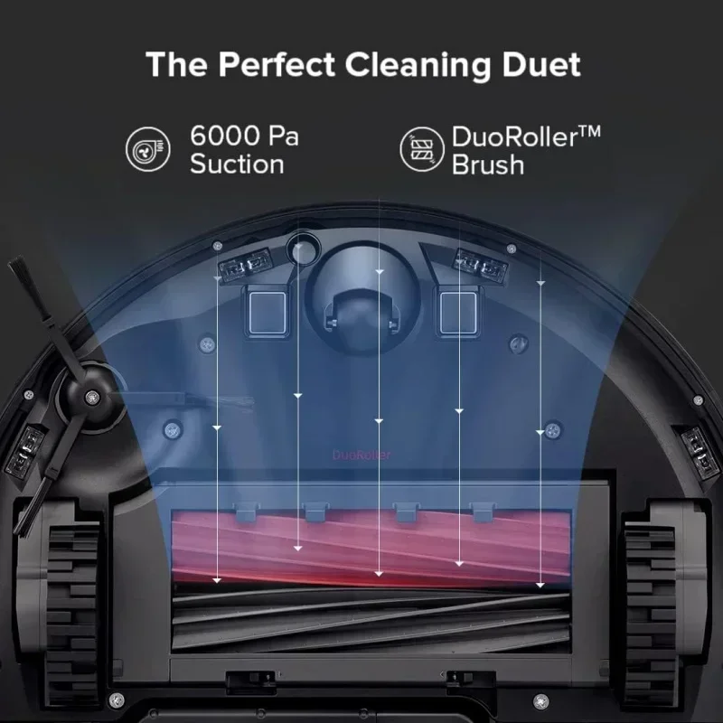 D2Broborock S8  Robot Vacuum,Sonic Mop with Self-Empty Dock,Stores up to 60-Days of Dust,Auto Lifting Mop,Ultrasonic Carpet Det