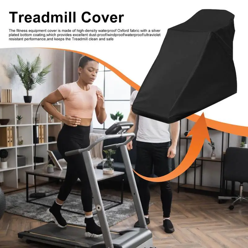 Cover For Treadmill Folding Dust Proof Running Machine Cover Oxford Cloth Waterproof Sunscreen Cover Fit Sports Running Machine