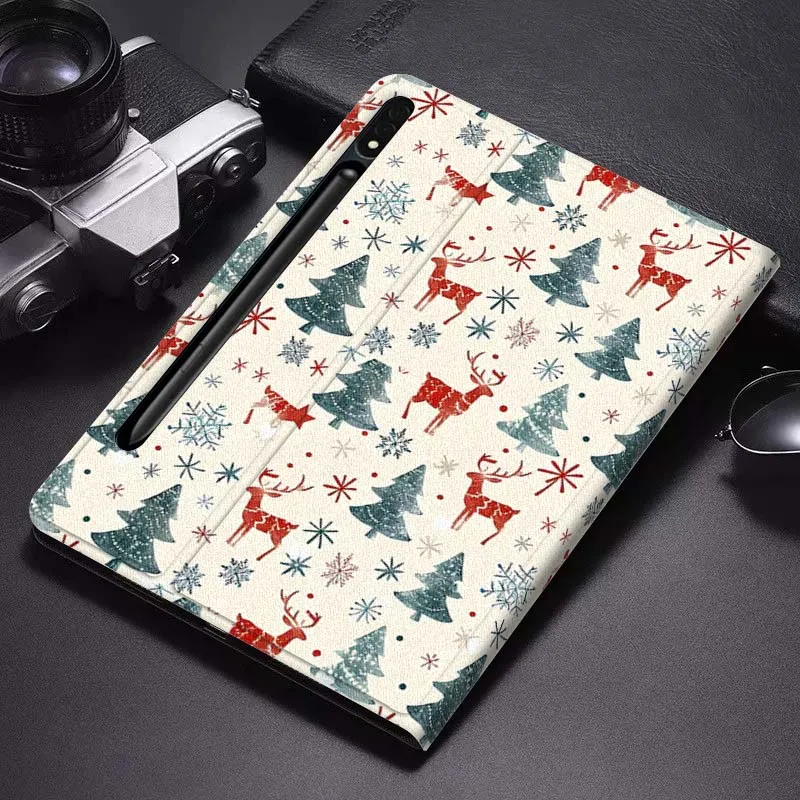 

Christmas Deer Design Tablet Case For Samsung Galaxy Tab S7 S8 S9 S10 FE Plus Lite 11 12.4 13.1 Inch