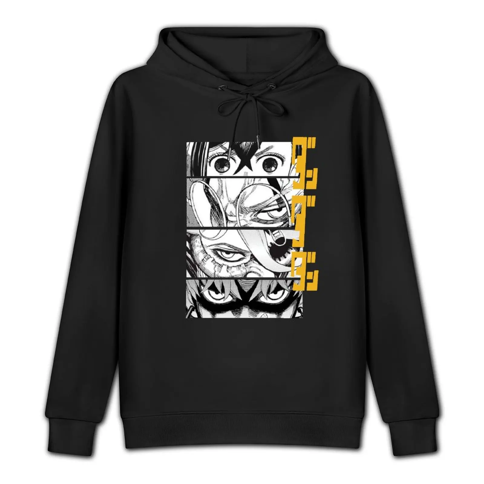 Dandadan Anime Eyes w/ Kaji Pullover Hoodie men's sweat-shirt set streetwear men korean clothes man hoodie