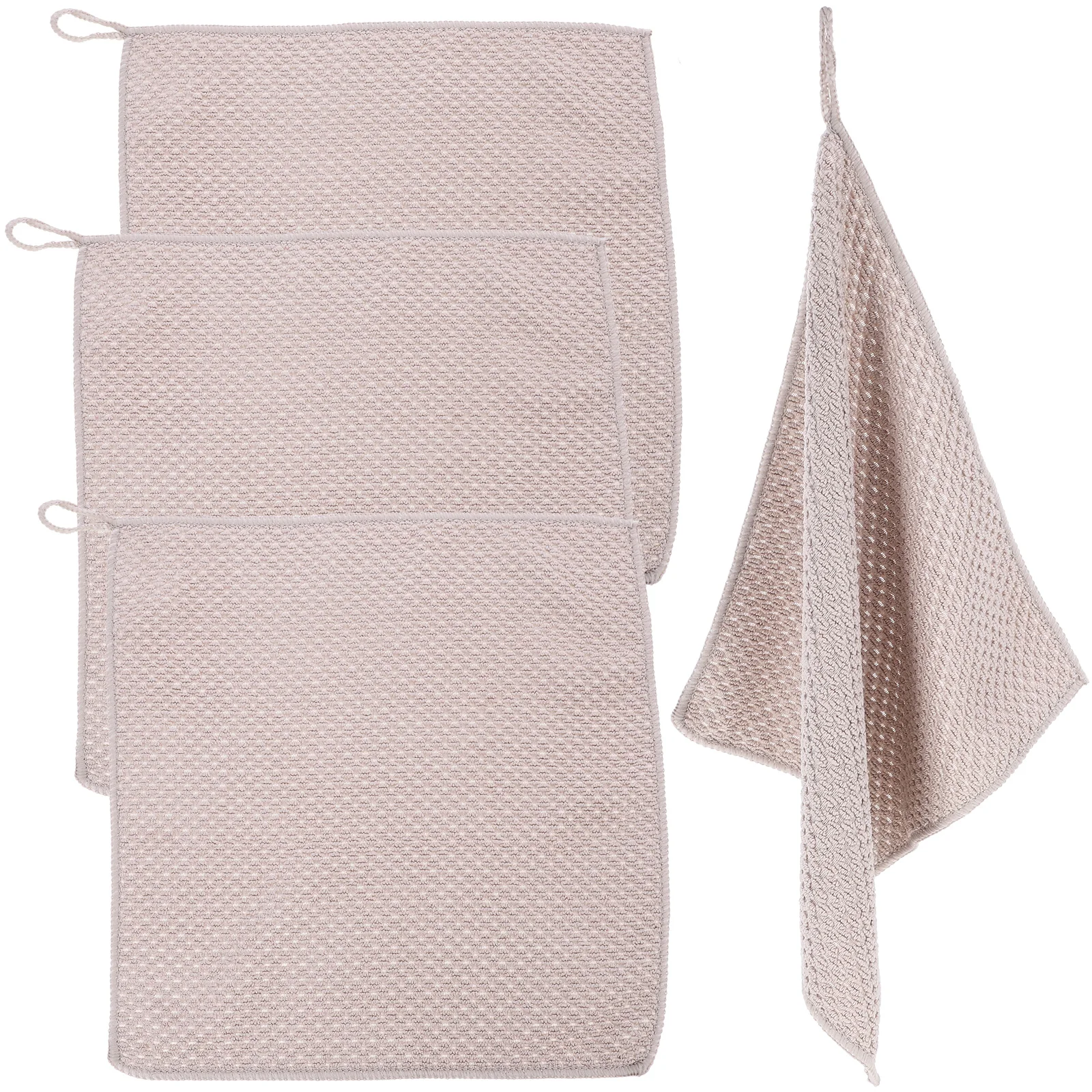 

4Pcs Cleaning Cloth Highly Absorbent Non-Scratch Kitchen Washing Towel for Oil Water Spills Multi-Function Dishcloth Duster