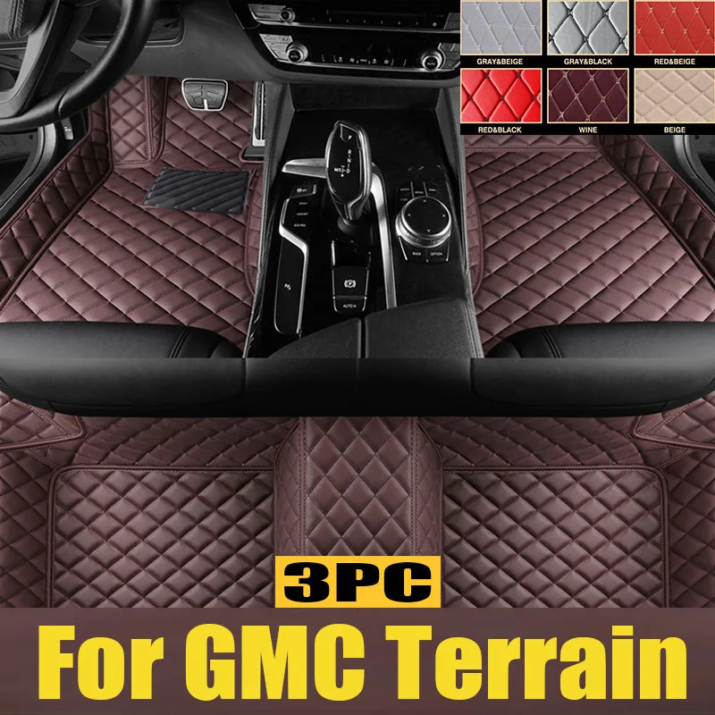 

for GMC Terrain Chevrolet Equinox 2023 2024 - 2018 TPE 3D Car Floor Mats Trunk Backrest Pad Waterproof Protective Left Rudder