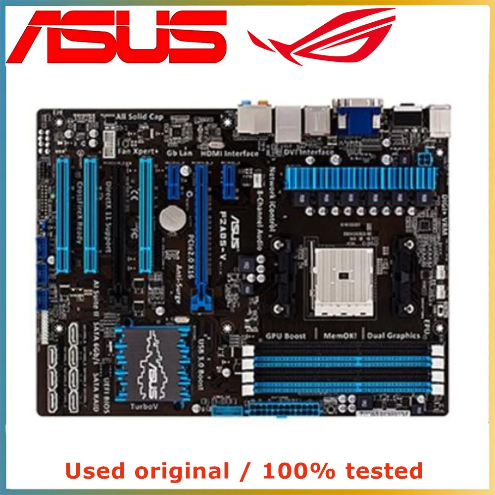 

For ASUS F2A85-V Computer Motherboard FM2 DDR3 32G For AMD A85X Desktop Mainboard SATA III USB PCI-E 3.0 X16