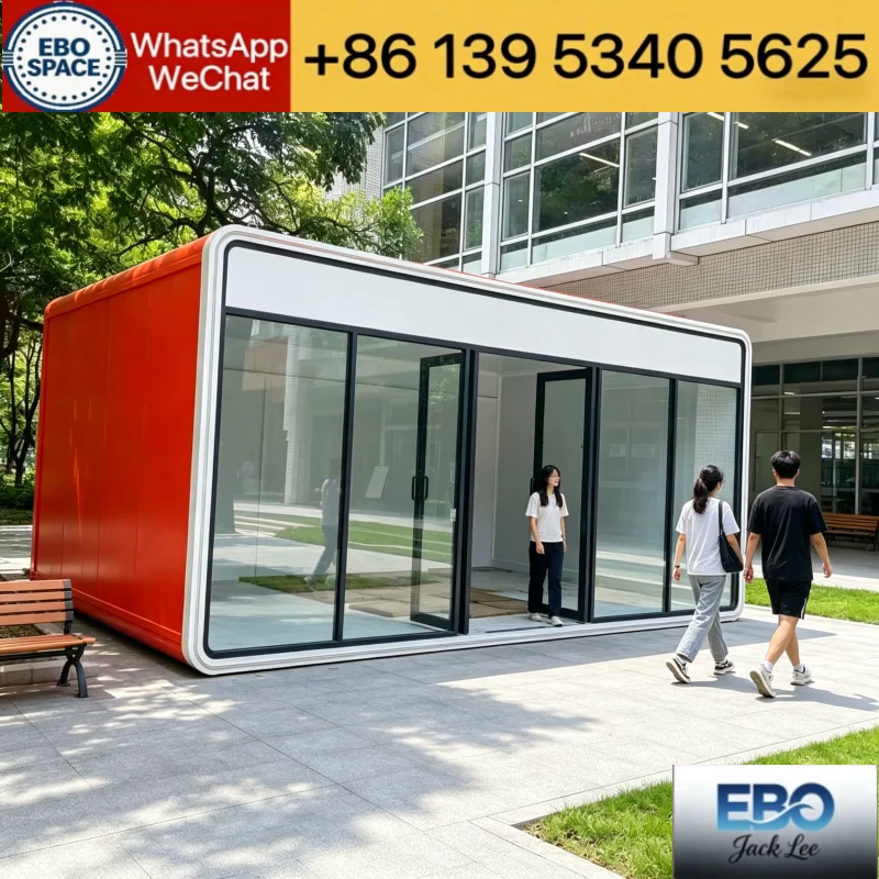 Lightweight Detachable Modular Container House Complete Bathroom Kitchen Affordable Prefab Home For Europe