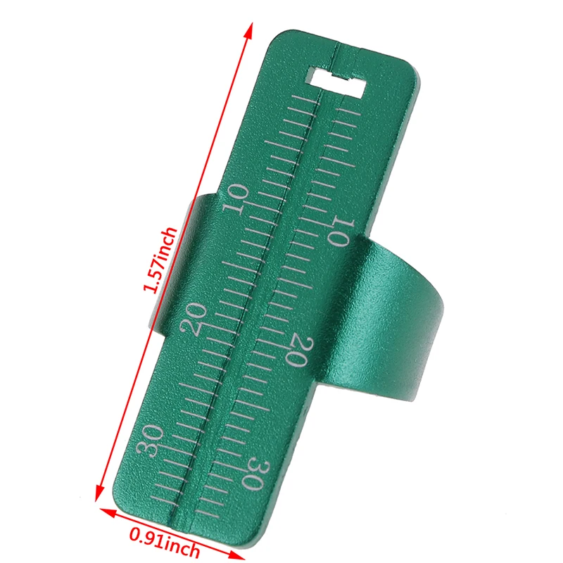 Dental Rulers Aluminium Dentist Endo Finger Rulers Measure Scale Endodontic Dental Instruments Finger Ruler Measuring Tool