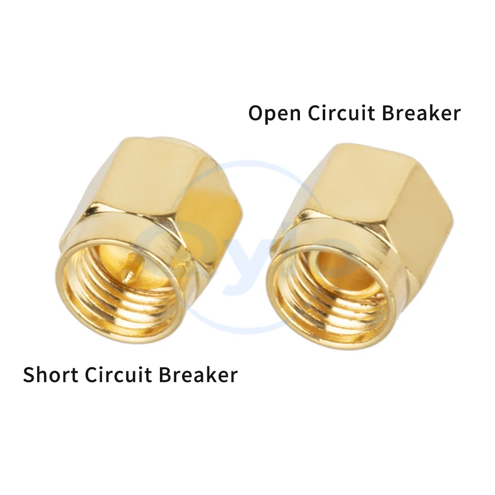 SMA open-circuit connector (without pin) SMA dust cap SMA closed-circuit connector (with internal pin) SMA load (1 pcs)