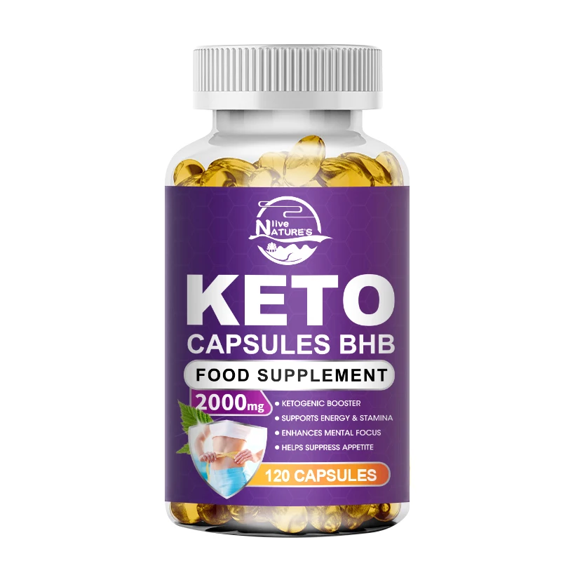 

Qty120 Detox & Cleansing Keto Capsules Slimming Softgels Burning Fat Weight Loss